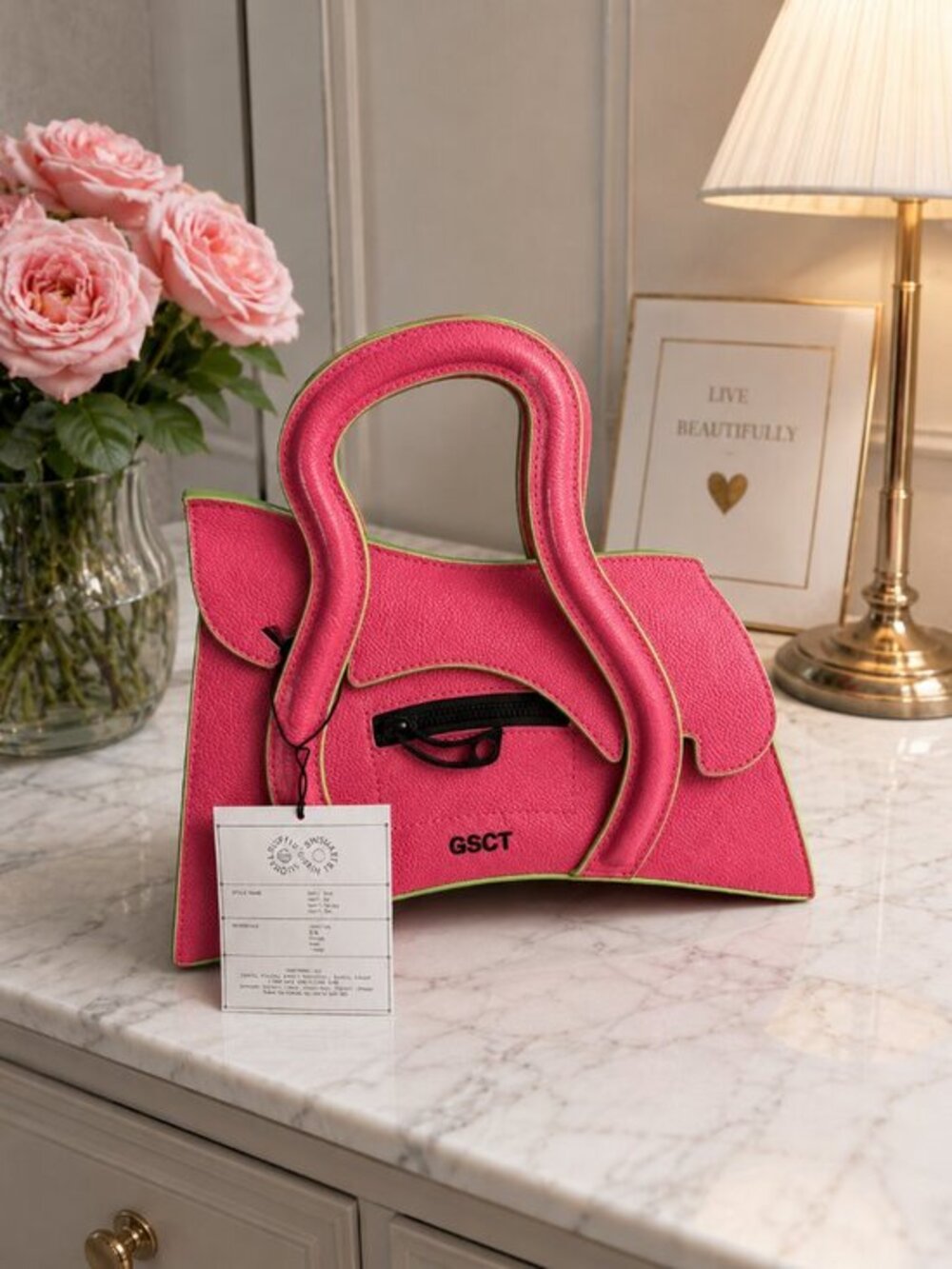 MSCHF Global Supply Chain Telephone Bag Juicy Fruit Pink NWT Box